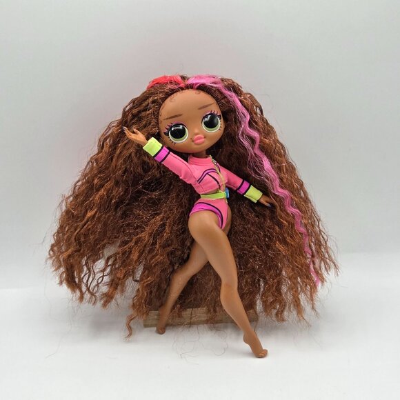 L.O.L. Surprise! O.M.G. Swim Fashion Doll Coral Waves 2019 With Long Curly Hair - Picture 1 of 7